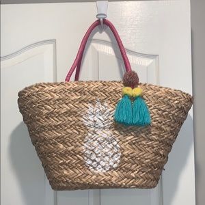 Express Straw Beach Bag